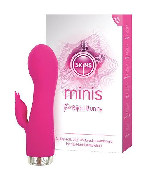 Skins Minis Rabbit Vibrator | Bijou Bunny Clit Vibrator | Pink G Spot Vibrator | Best Vibrator for Women