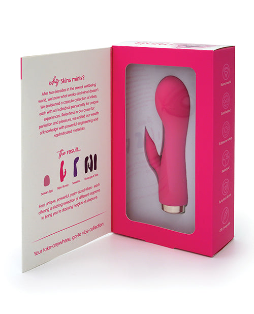 Skins Minis Rabbit Vibrator | Bijou Bunny Clit Vibrator | Pink G Spot Vibrator | Best Vibrator for Women