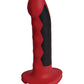 ElectraStim Silicone Fusion Komodo Dildo - Red/Black