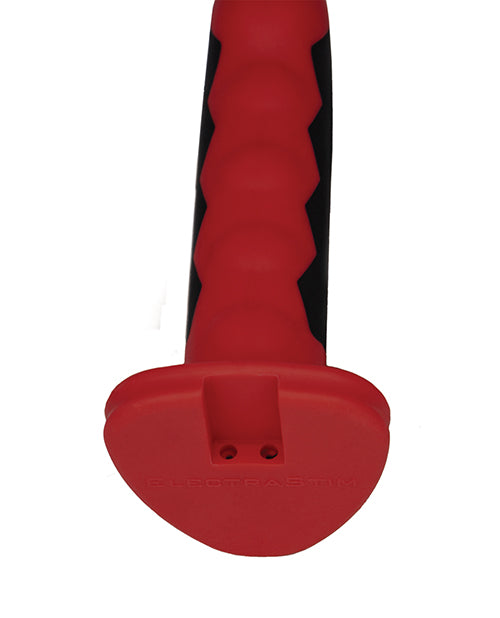 ElectraStim Silicone Fusion Komodo Dildo - Red/Black