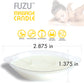 Fuzu Massage Candle - 4 oz Fiji Dates & Lemon Peel