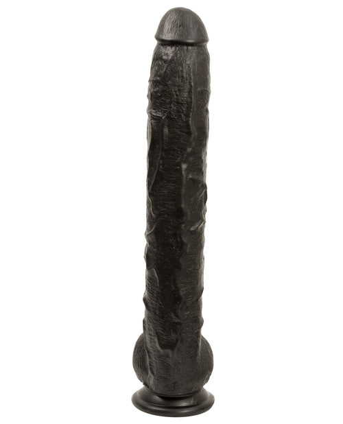 Dick Rambone Giant Dildo | 17-Inch Big Black Dildo | Suction Cup Dildo | Large Dildo