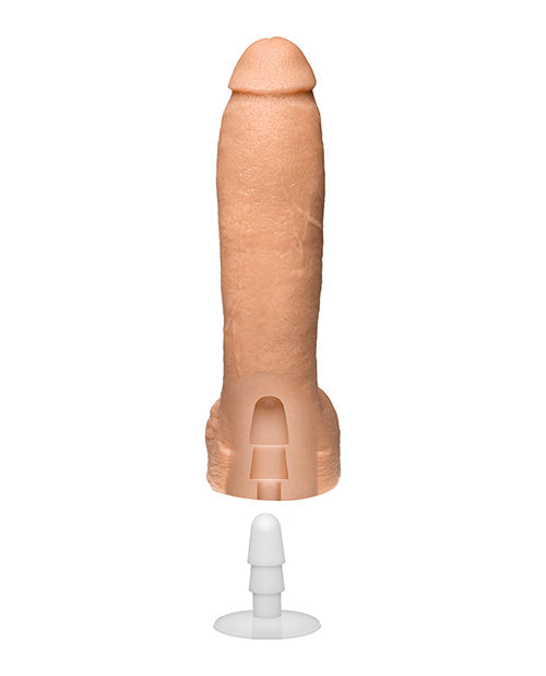 Jeff Stryker 10" Big Dildo | Ultra Realistic Dildo | Flesh Suction Cup Dildo with Balls