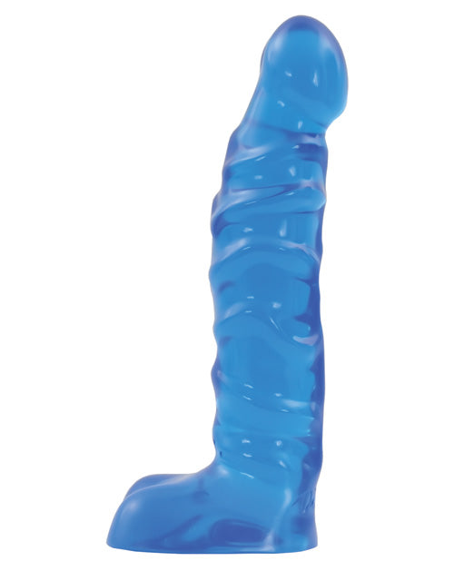 Raging Hard Ons Anal Dildo | Slimline 5.5" Big Dildo | Ballsy Realistic Dildo | Blue Jelly