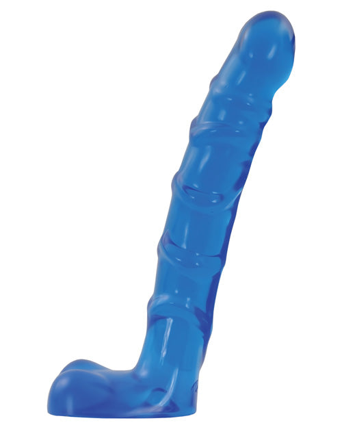 Raging Hard Ons Anal Dildo | Slimline 7" Big Dildo | Ballsy Realistic Dildo | Blue Jelly