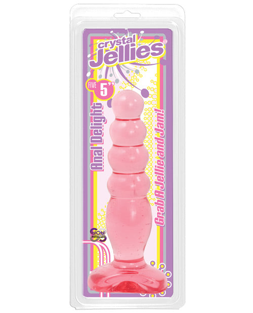 Crystal Jellies 5" Anal Delight - Pink