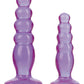 Crystal Jellies Anal Delight Trainer Kit - Purple