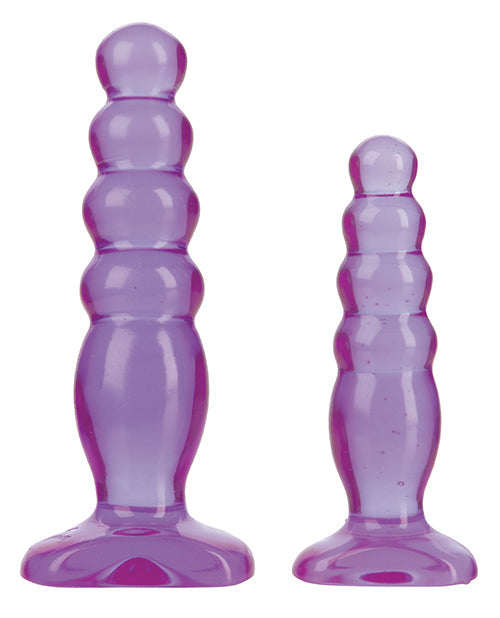 Crystal Jellies Anal Delight Trainer Kit - Purple