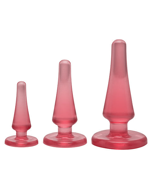 Crystal Jellies Anal Initiation Kit - Pink