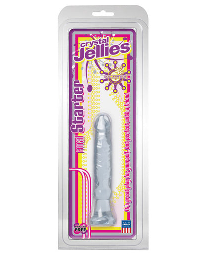 Crystal Jellies Realistic Dildo | 5.5" Big Dildo | Starter Clear Anal Dildo