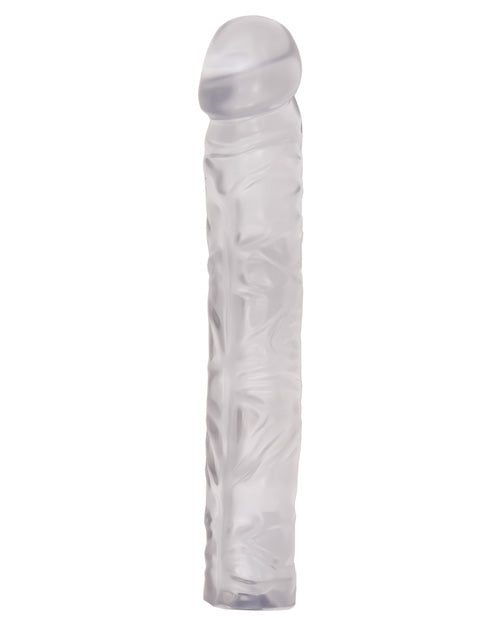 Crystal Jellies Giant Dildo | Thick Veiny 10" Big Dildo | Classic Large Dildo | Clear Realistic Dildo