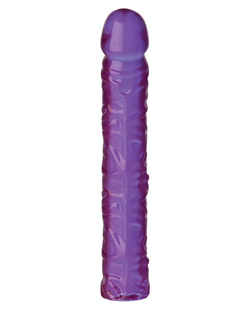 Crystal Jellies Realistic Dildo | 10" Big Dildo | Classic Giant Dildo | Purple Dildo | Thick Large Dildo