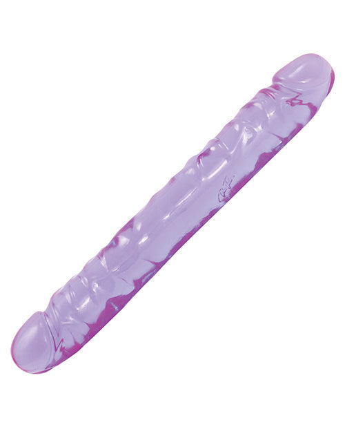 Crystal Jellies Realistic Dildo | 12" Big Dildo | Double Dildo | Purple Giant Dildo | Large Dildo