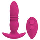 A Play Rise Rechargeable Silicone Anal Plug w/Remote - Pink