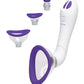 Bloom Intimate Body Automatic Vibrating Rechargeable Pump - Purple/White