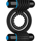 OptiMale Vibrating Double C Ring - Black