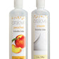 Oralove Delicious Duo Flavored Lube - Peaches & Cream