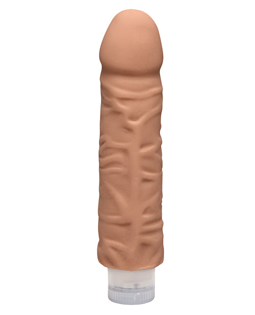 Doc Johnson Realistic Dildo | 7" Big Dildo | Shakin Vibrating Dildo | Caramel Large Dildo