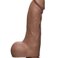 Doc Johnson Realistic Dildo | Caramel 10.5" Big Dildo | Master D Large Dildo with Balls