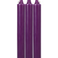 Japanese Drip Candles - Pack of 3 Purple