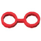 Japanese Bondage Silicone Cuffs Small - Red