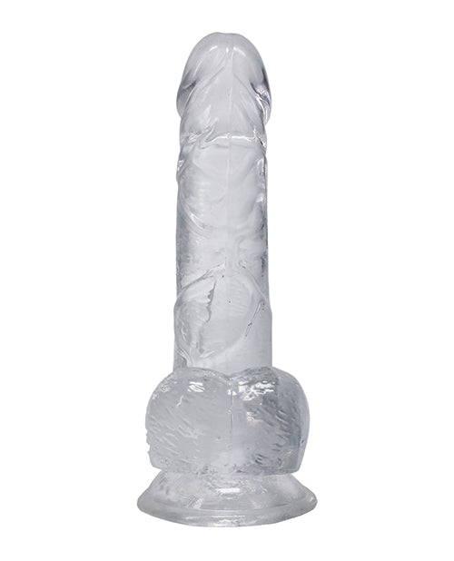 In A Bag 6" Big Dildo | Clear Suction Cup Dildo | Realistic Dildo with Balls