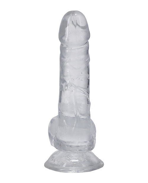 In A Bag 6" Big Dildo | Clear Suction Cup Dildo | Realistic Dildo with Balls