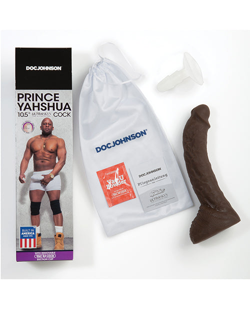 Prince Yahshua Realistic Dildo | Ultraskyn 10.5" Big Dildo | Chocolate 6.5" Girth Giant Dildo