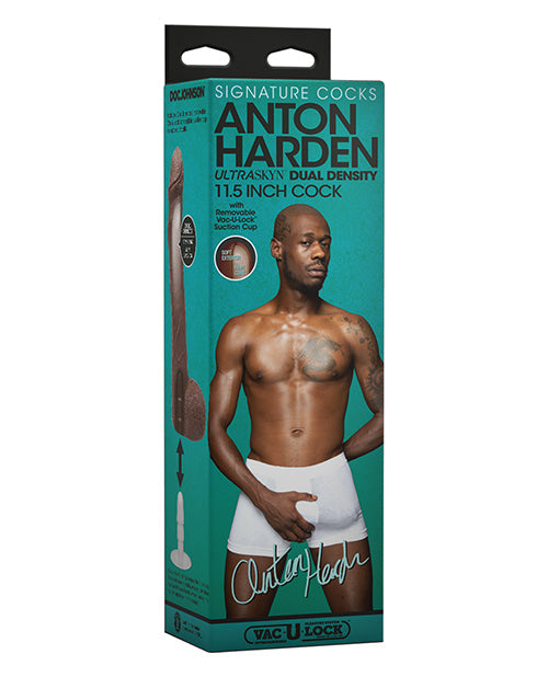 Signature Realistic Dildo | Anton Harden 11" Big Dildo | Vac-U-Lock Suction Cup Dildo