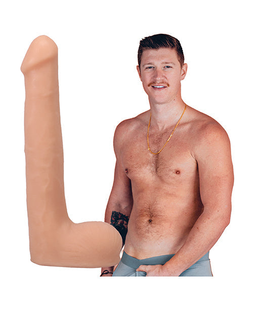 Signature Oliver Flynn Realistic Dildo | 10" Big Dildo | Vac-U-Lock Suction Cup Dildo