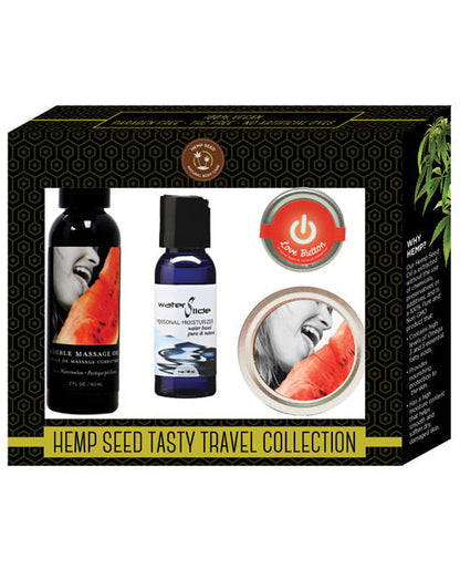 Earthly Body Hemp Seed Tasty Travel Collection - Watermelon