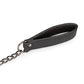 Easy Toys Faux Leather Collar w/Nipple Chains - Black