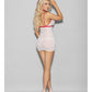 Euphoria Hot & Ready Nurse Chemise, Choker, Headpiece & G-String White/Red O/S