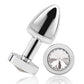 Gemsations 2" Beginners Bling Bling Metal Butt Plug - Silver