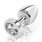 Gemsations 2" Beginners Bling Bling Metal Butt Plug - Silver