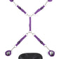 Lux Fetish Bed Spreader - Purple