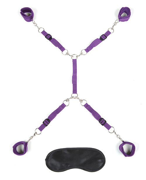 Lux Fetish Bed Spreader - Purple