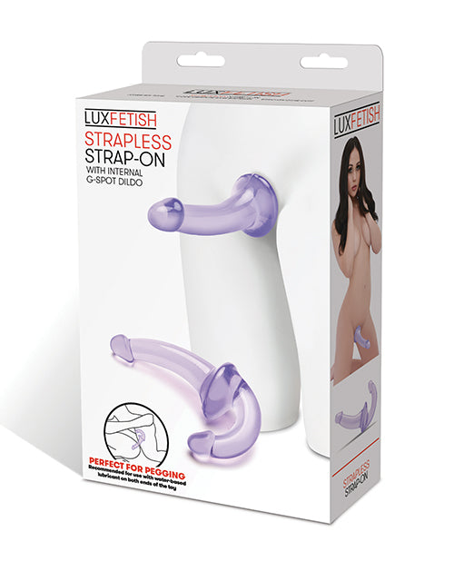 Lux Fetish Strapless Strap On - Purple