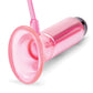 Lux Fetish Vibrating Clitoral Pump w/Quick Release - Pink