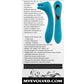 Evolved Heads or Tails Rechargeable Vibrator - Teal