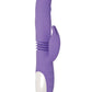 Evolved Thick Thrusting Vibrator | Bunny Dual Stim Waterproof Rechargeable Purple | Best Vibrator for Women