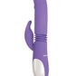 Evolved Thick Thrusting Vibrator | Bunny Dual Stim Waterproof Rechargeable Purple | Best Vibrator for Women