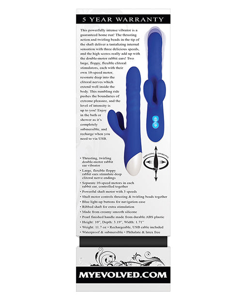 Evolved Rabbit Vibrator | Grand Slam Clit Vibrator | Blue G Spot Vibrator | 10X Thrusting Vibrator