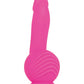 Evolved Ballistic Vibrating Dildo | Waterproof Pink Dildo | Suction Cup Dildo