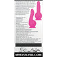 Evolved Ballistic Vibrating Dildo | Waterproof Pink Dildo | Suction Cup Dildo