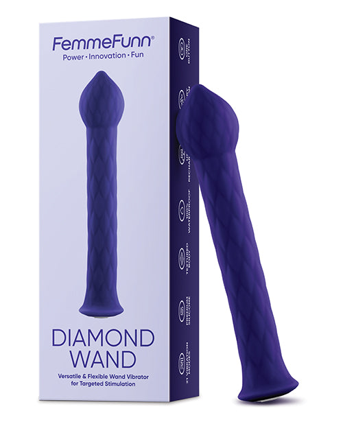 Femme Funn Diamond Wand - Dark Purple