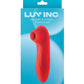 Luv Inc. Pulsing Clitoral Stimulator - Red