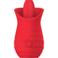 Luv Inc. Tongue Flickering Vibrator - Red