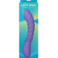 Luv Inc. Ribbed G-Spot Vibrator - Purple