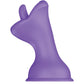 Luv Inc. Mouth & Tougue Suction Cup Vibrator - Purple